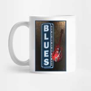 Blues Neon Sign Mug